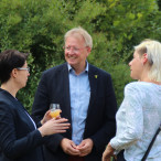Dr. Thomas Gans im Gespräch mit Carola Schmidt, Geschäftsführerin des Harzter Tourismus-Verband HTV und Petra Schultheiß, Geschäftsführerin des Vitaliums Dr. von Plachy