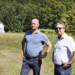 Finanzchef Aaldert van der Wal und Architekt Thomas Petermann