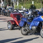 Treffen auf dem Lidl-Parkplatz - - Fotos: Karl Heinz Bleß