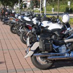 Rund 60 Motorräder und Trikes mit entsprechend vielen Fahrern waren gekommen.