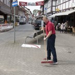 Fegen auch am Postplatz