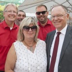 ... und dann kam es noch zu einer persönlichen Begegnung mit Ministerpräsident Stephan Weil.