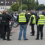 Ordner sorgten für den reibungslosen Ablauf der Fahrt.