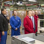 Gespannt auf die vielen Neuigkeiten, die sich ihnen hier erschlossen, waren die SPD-Politiker.