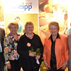 Das neue Präsidium des Kneipp-Bund e.V. (von links): Stefan Welzel, Ingeborg Pongratz, Marion Caspers-Merk, Eva Wünsche und Joachim Rudolph (Foto: Kneipp-Bund e.V.) 