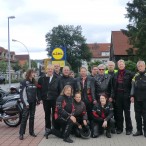 Die Teilnehmer der SPD-Motorradtour