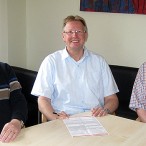Ulrich Helmboldt, Dr. Thomas Gans, Siegfried Weisemann (v.l.) - Foto: Brigitte Helmboldt