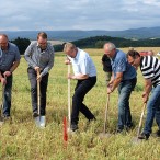 Gingen entschlossen zu Werke (von links): Holger Luthin, Mark Winter, Thomas Gans, Horst Winter und Wolfgang Graf  --  Foto: Boris Janssen