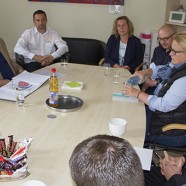 Iris Knecht, Hans-Dieter Wollborn, Sven Obermann, Joanna Wienecke, Lutz Meinshausen, Dagmar Schäfer und Thomas Gans  --  Foto: Bleß