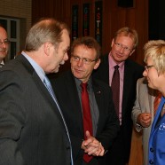 KGS-Jubiläum: v.l.: Gero Geißlreiter, KGS-Leiter Rainer Jakobi, Karl Heinz Hausmann, Thomas Gans und Kultusministerin Frauke Heiligenstadt 