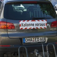 Falls jemand technische Probleme haben sollte: am Ende des Konvois fuhr der "Besenwagen".