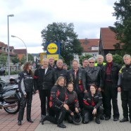 Die Teilnehmer der SPD-Motorradtour