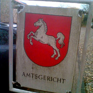 Schild Amtsgericht