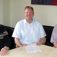 Ulrich Helmboldt, Dr. Thomas Gans, Siegfried Weisemann (v.l.) - Foto: Brigitte Helmboldt