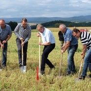 Gingen entschlossen zu Werke (von links): Holger Luthin, Mark Winter, Thomas Gans, Horst Winter und Wolfgang Graf  --  Foto: Boris Janssen